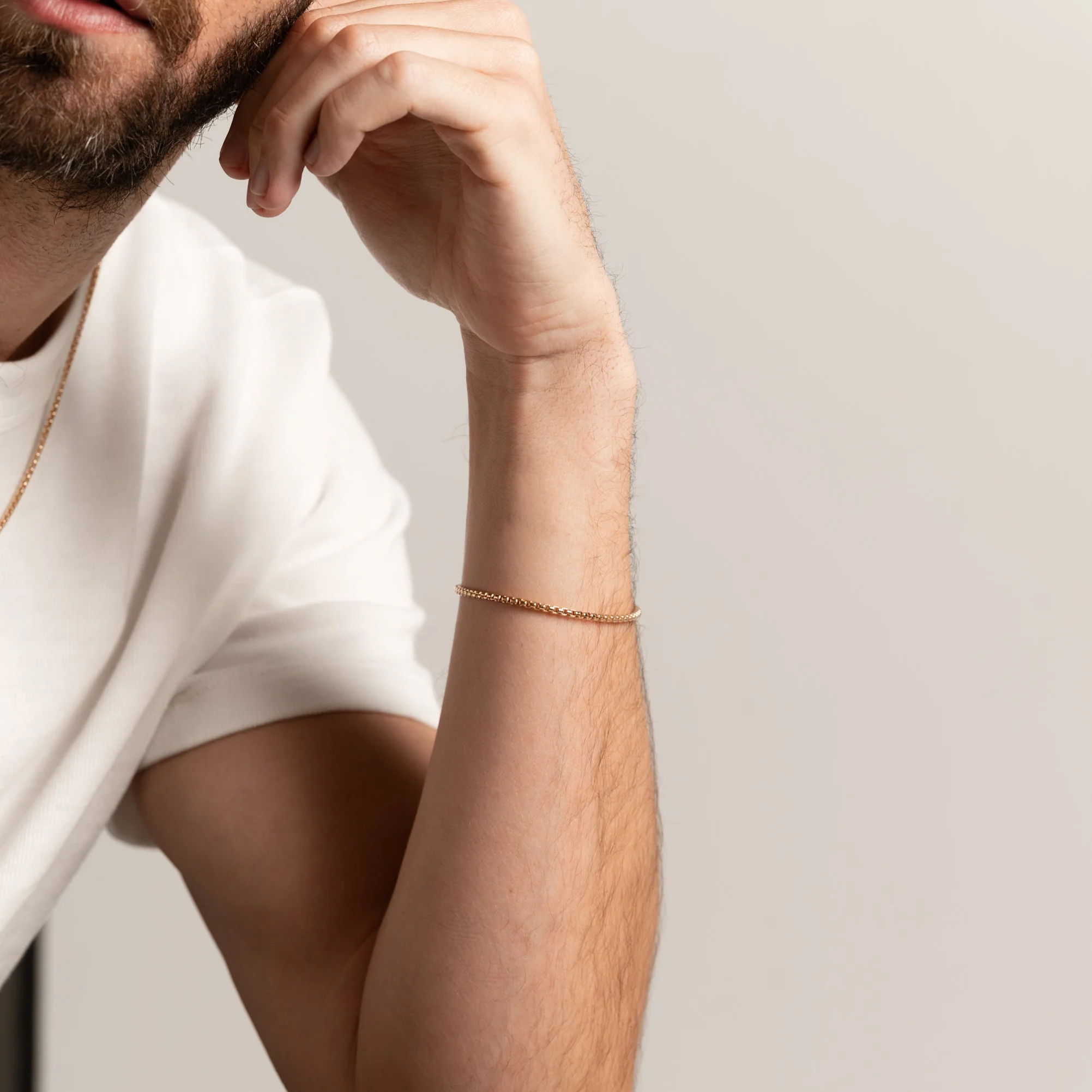 The Chunky Box Chain Bracelet - Image 3