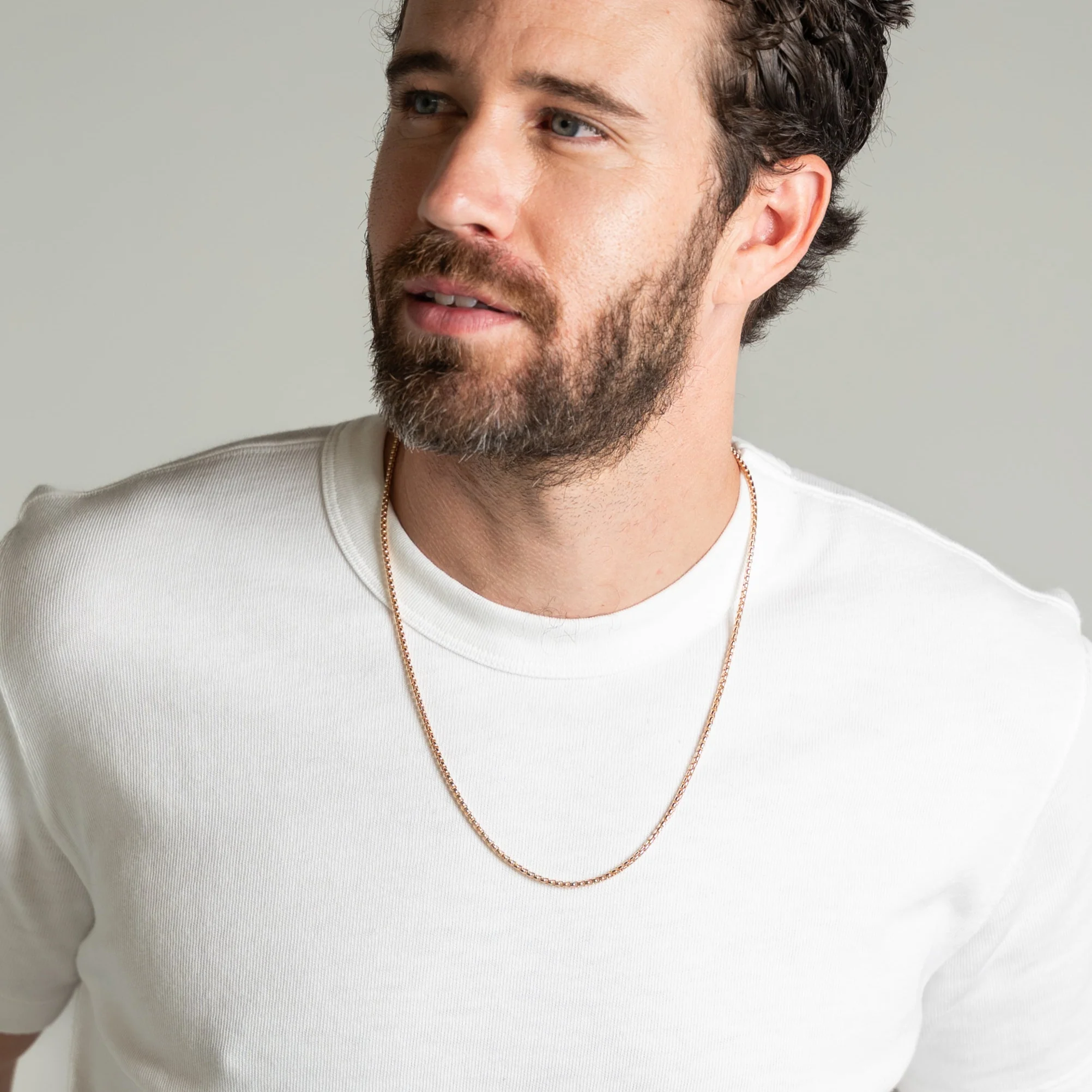 The Chunky Box Chain Necklace - Image 3