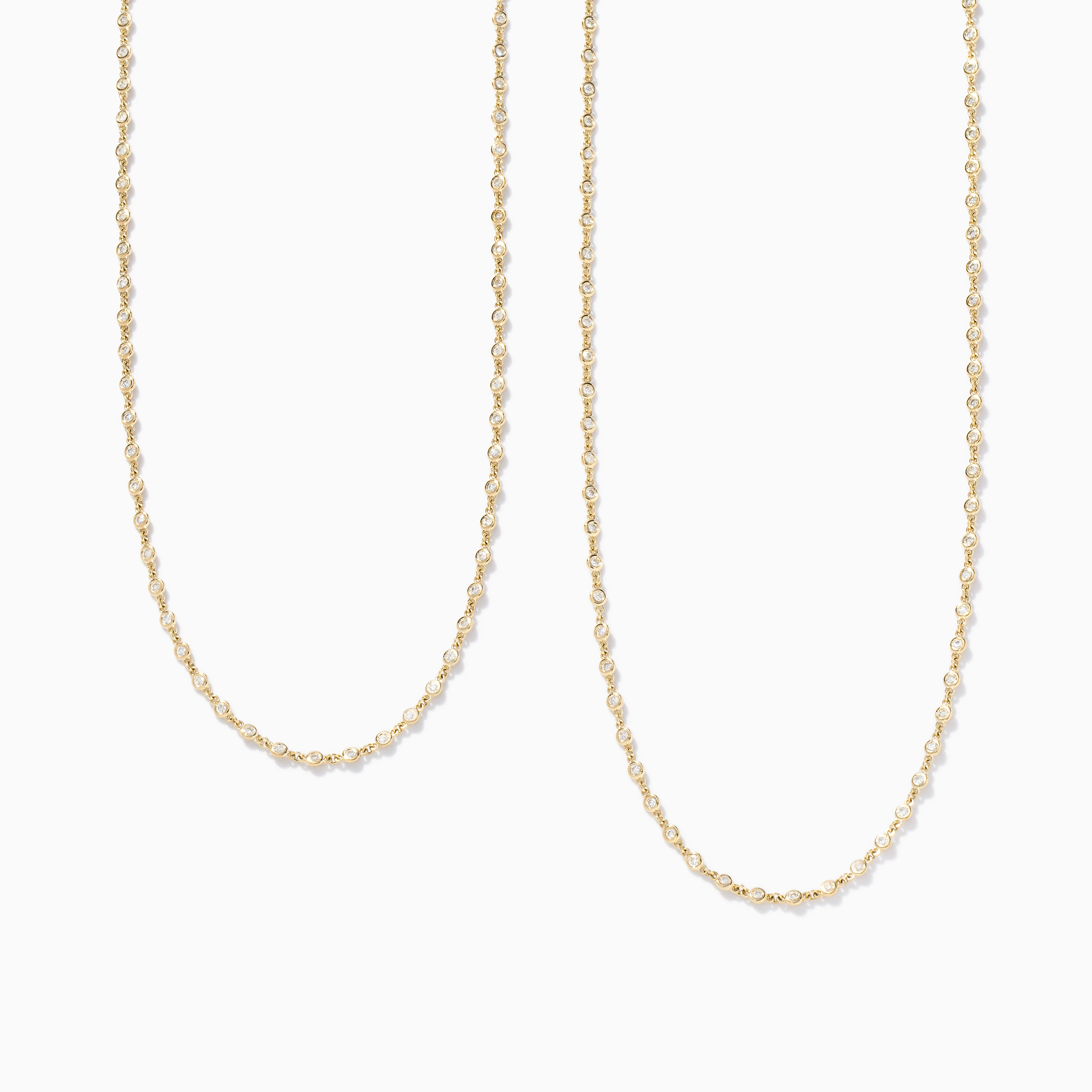 The Dainty Diamond Eternity Necklace - Image 4