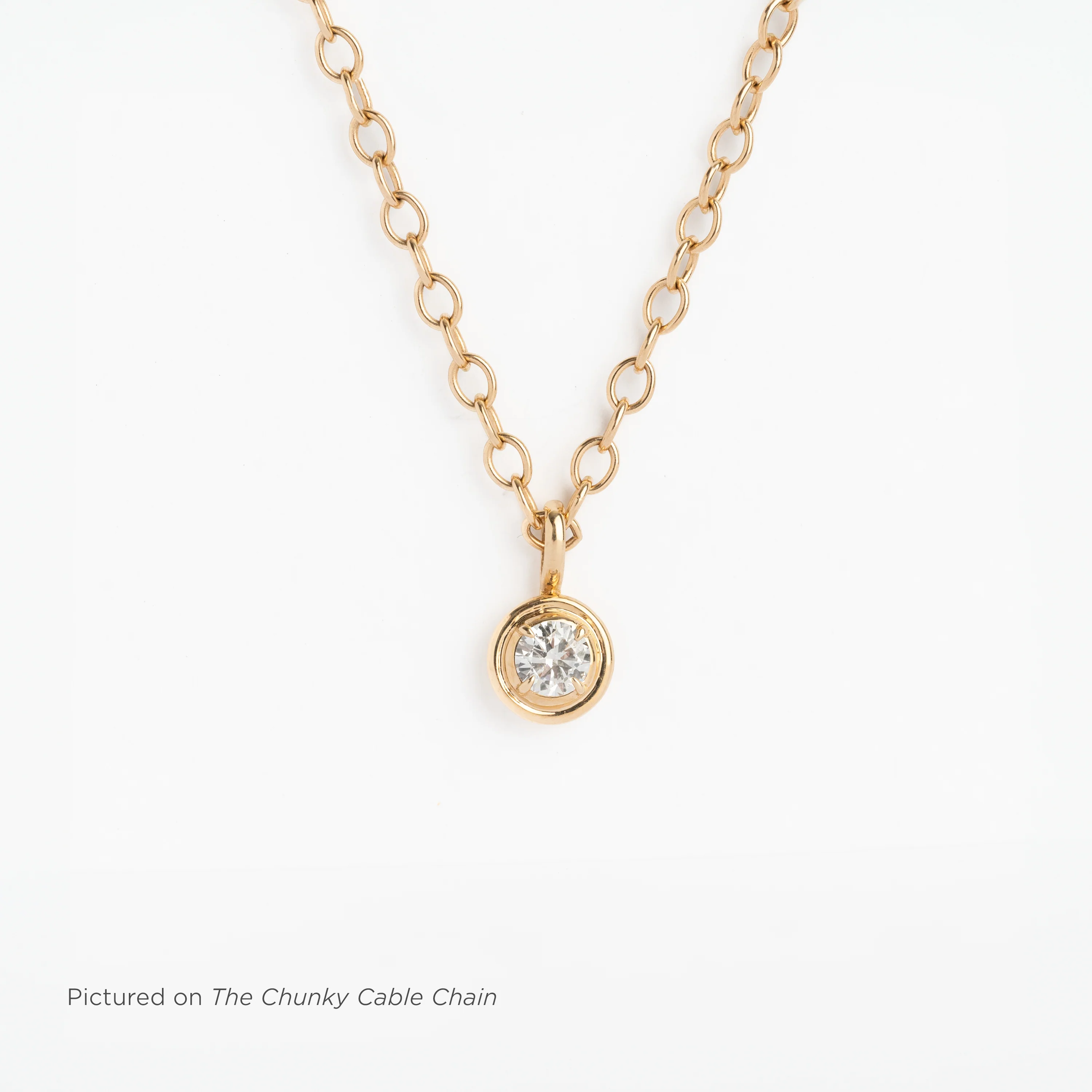 The Half Carat Diamond Pendant - Image 4