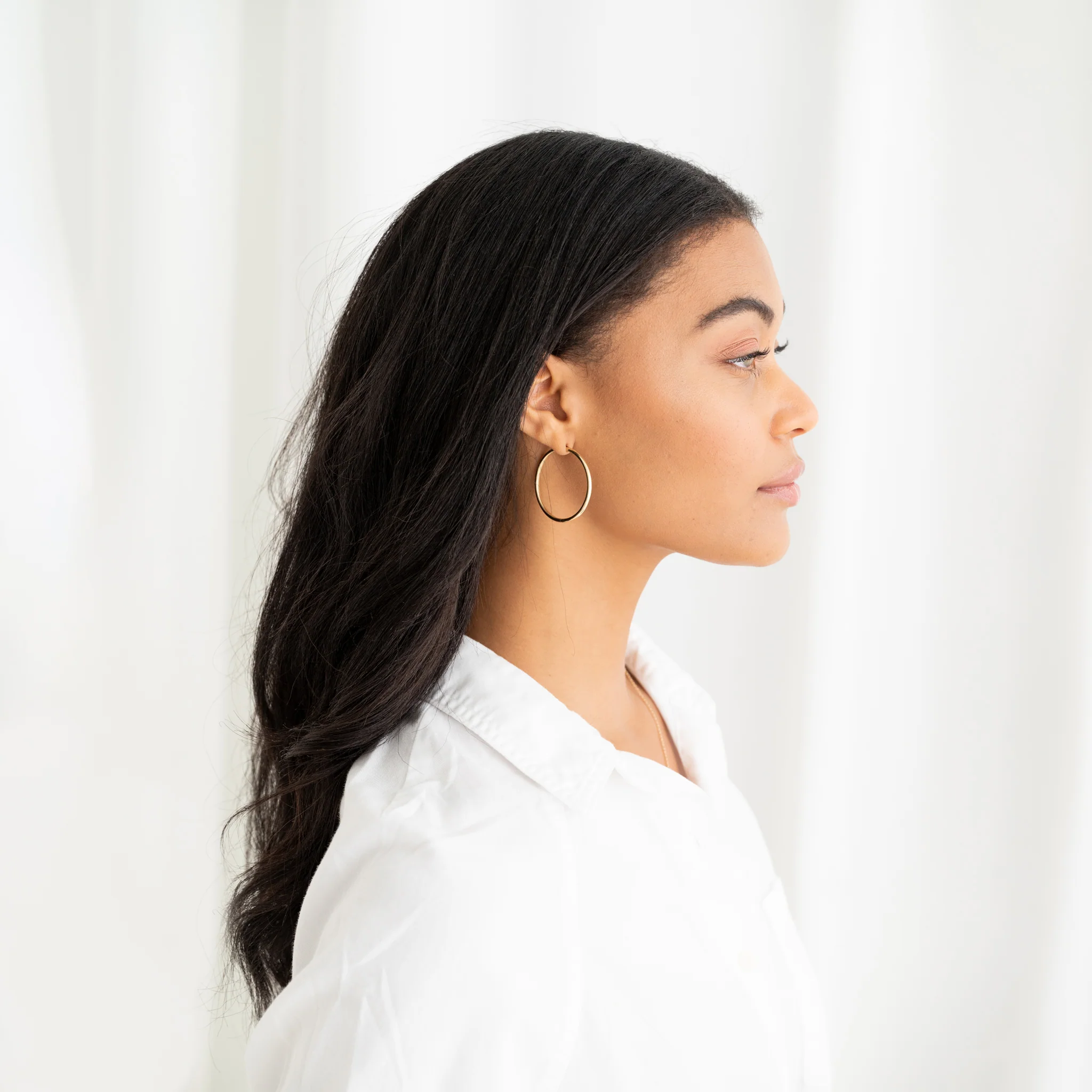 The Large Gold Hoops - Image 4