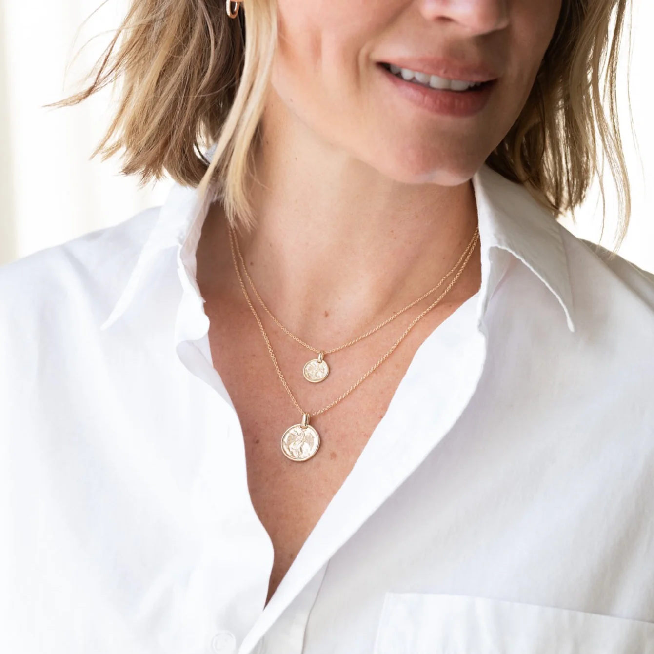 The Large Guardian Angel Medallion - Image 5