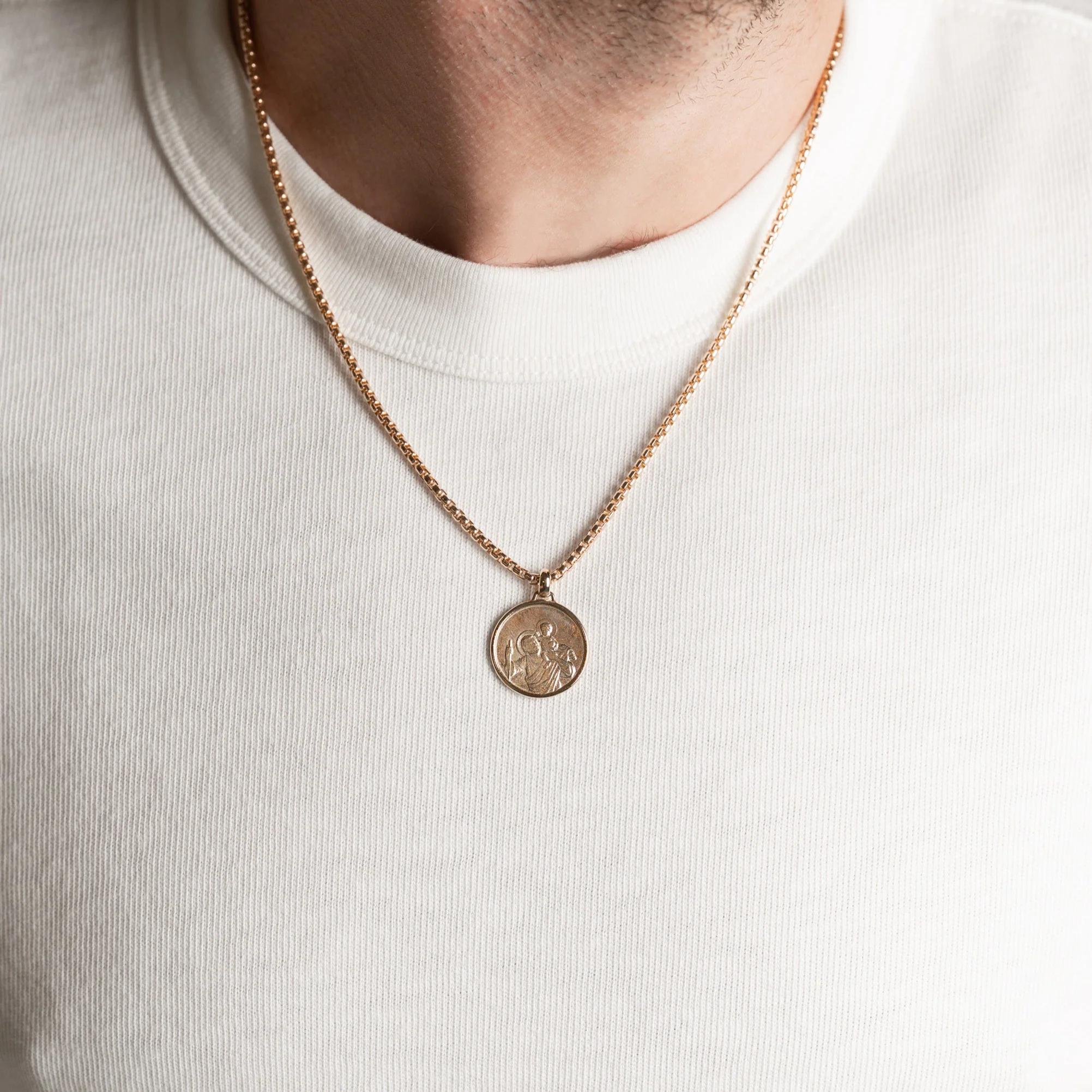 The Men's St. Christopher Medallion - Image 3