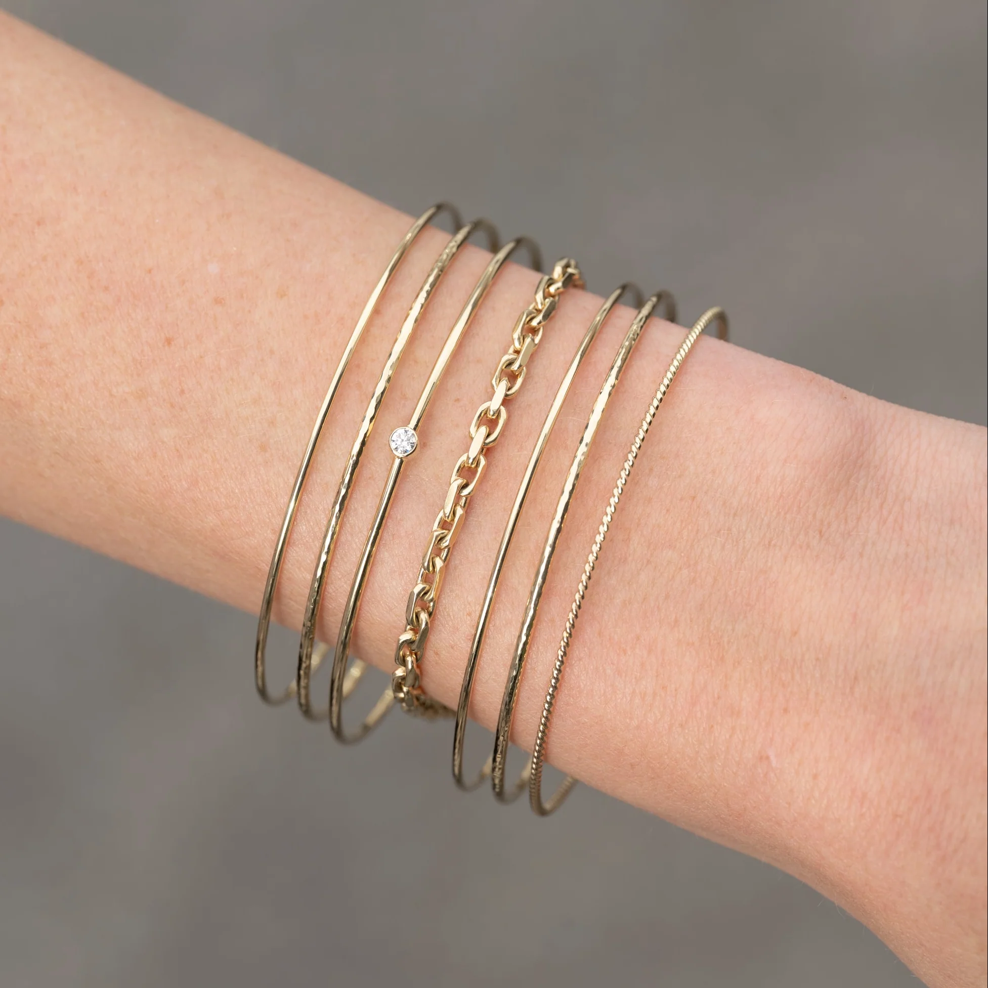 The Mini Square Chain Link Bracelet - Image 3