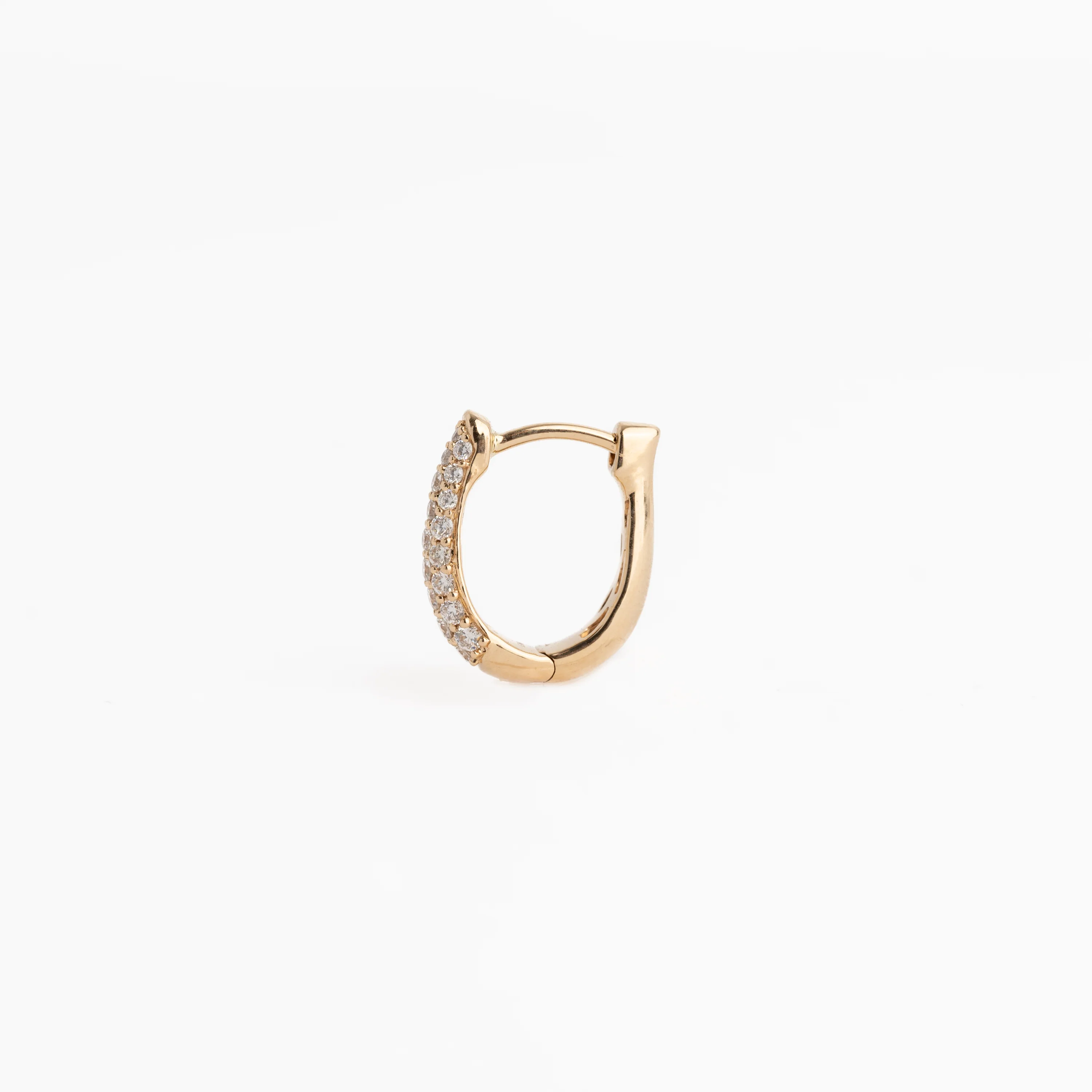 The Pavé Diamond Hoops - Image 4