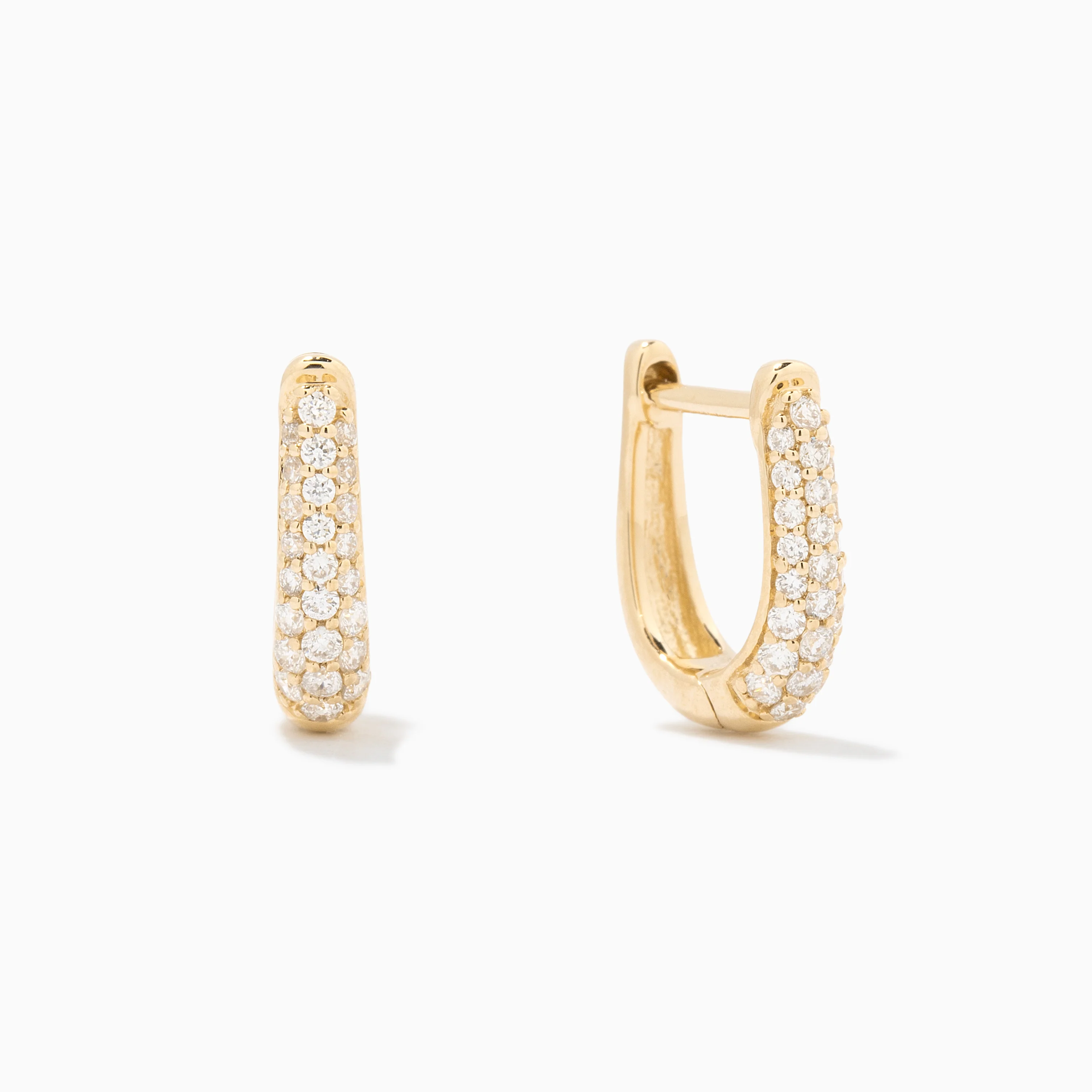 The Pavé Diamond Huggies - Image 4